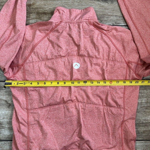 Oros Solarcore Half-Zip Insulated Pullover Mens Size M Coral Orange - Picture 4 of 12